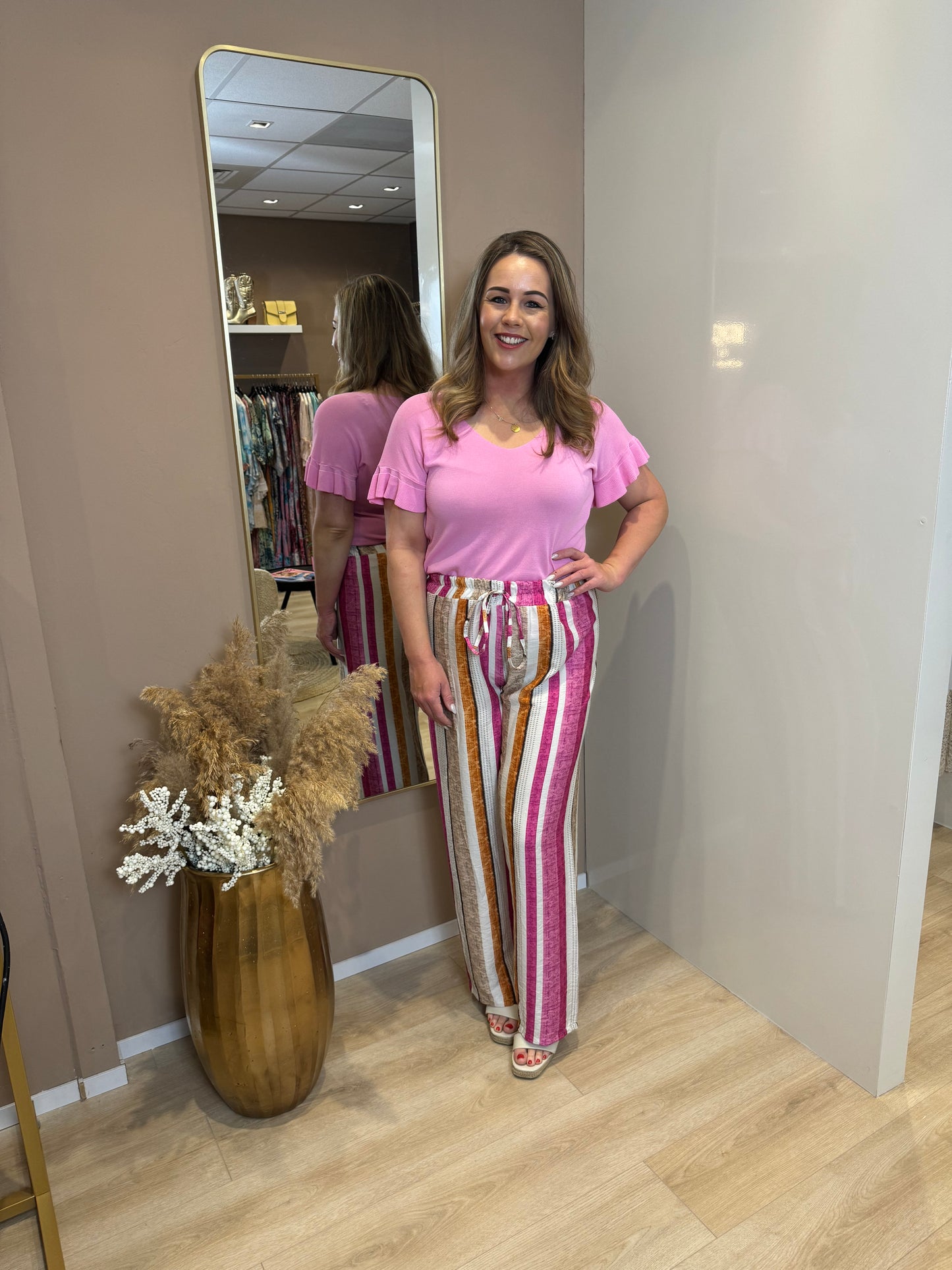 Pantalon Charelle - Roze