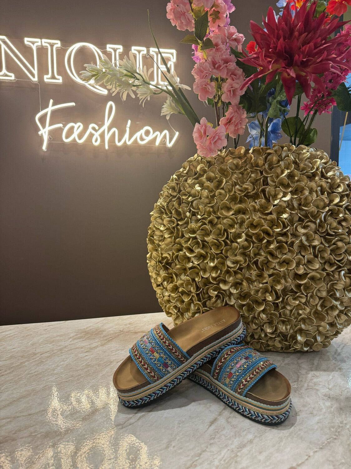 Slipper Ibiza - Blauw