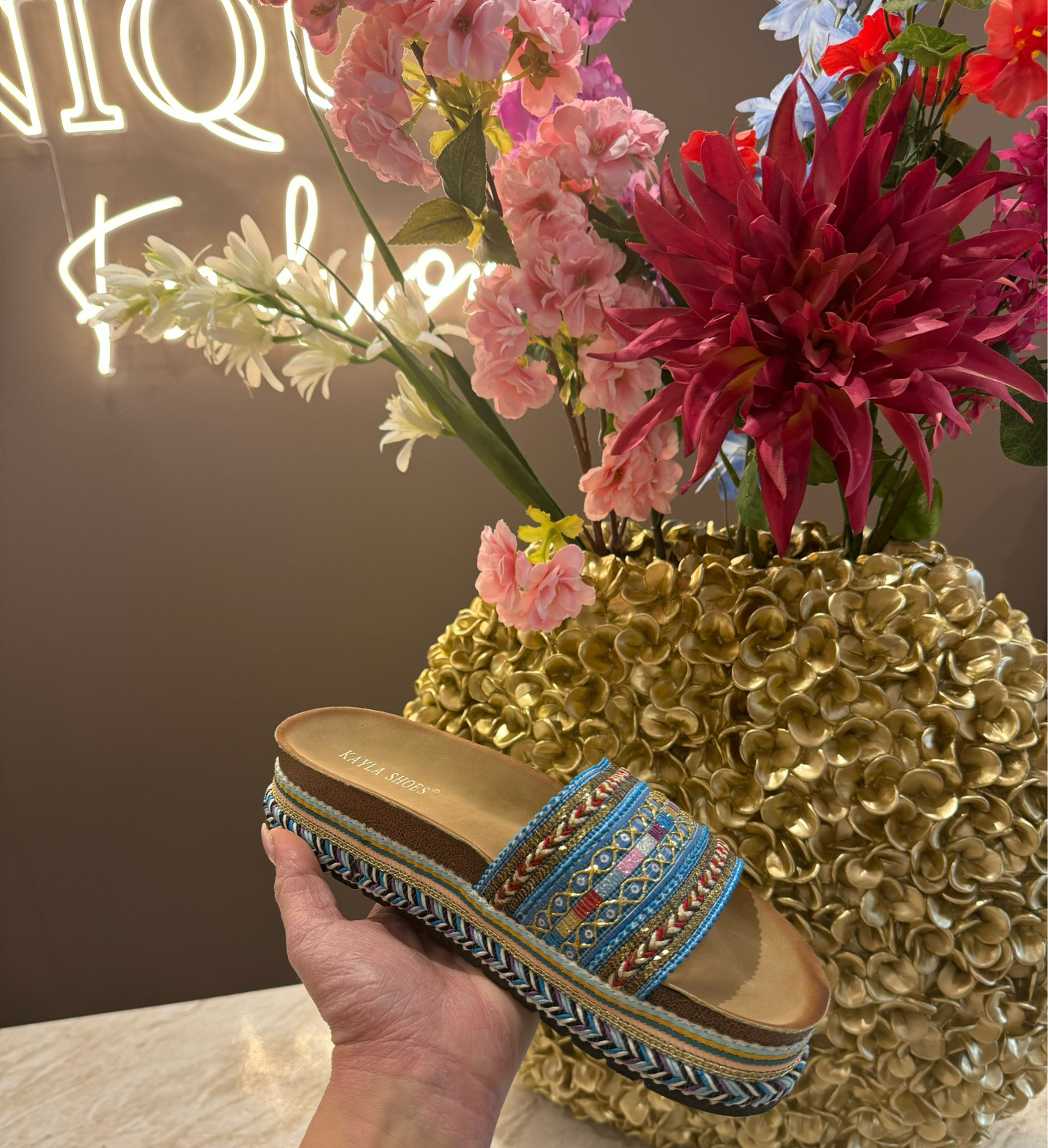 Slipper Ibiza - Blauw