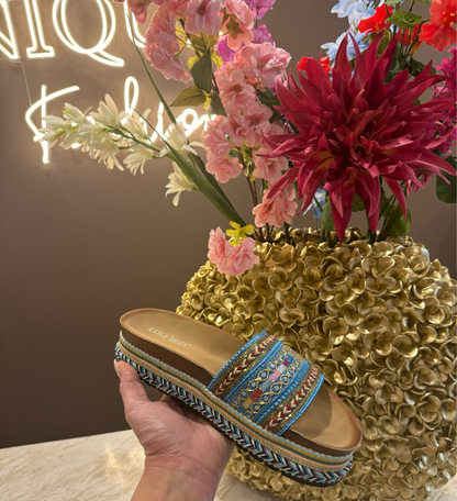 Slipper Ibiza - Blauw