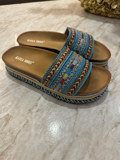 Slipper Ibiza - Blauw